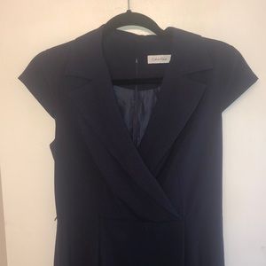 Calvin Klein belted sheath dress